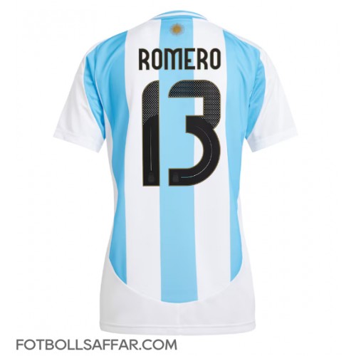 Argentina Cristian Romero #13 Hemmatröja Dam Copa America 2024 Kortärmad